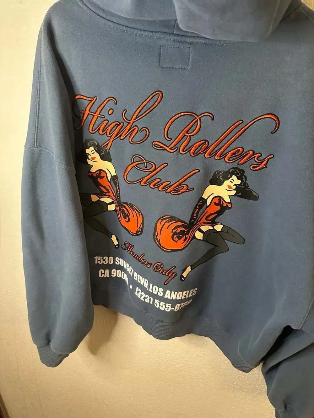 PacSun High Rollers Club Cropped Hoodie